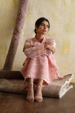 Load image into Gallery viewer, Karigars Essentials Aafrinish By Niazi Pale Pink Chikankari Mukesh Kurta Ersa Batool Rizwan Haq Hand Embroidered 
