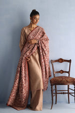 Load image into Gallery viewer, Camel Brown Tusser Silk Kurta
