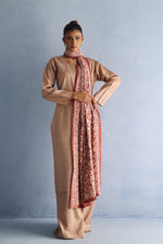 Load image into Gallery viewer, Camel Brown Tusser Silk Kurta
