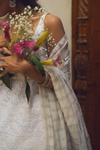 White Chikankari Kurta & Dupatta