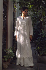 Load image into Gallery viewer, White Chikankari Kangan Kurta
