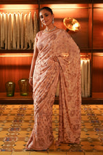 Load image into Gallery viewer, Pink Cut Daana Saree
