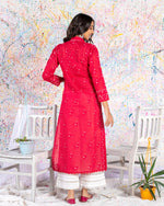 Load image into Gallery viewer, Pure Red Chikankari Kurta
