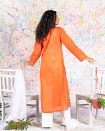 Load image into Gallery viewer, Rust Chikankari Kurta
