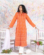 Load image into Gallery viewer, Rust Chikankari Kurta
