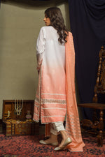 Load image into Gallery viewer, Aafrinish by Niazi Amal Abedi Shaded Peach Chikankari Kurta Nadir Toosy
