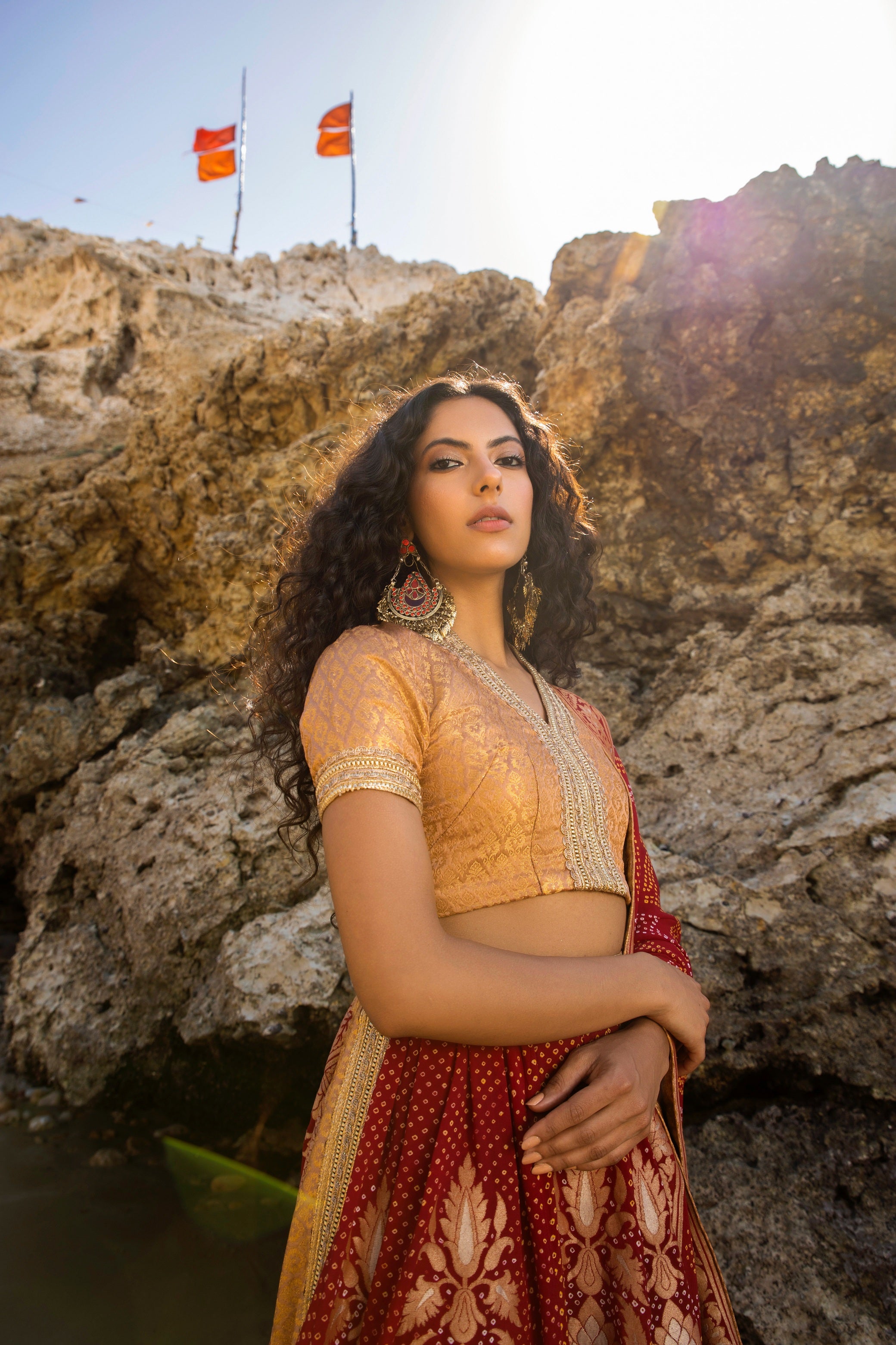 Maroon Lehnga Choli