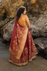 Maroon Lehnga Choli