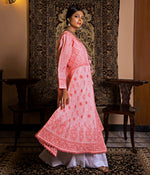 Load image into Gallery viewer, Aafrinish Zooni Sheikh Zooni-Sheikh Embroidery Pakistan Fashion Aafrinish Pink Angharka Carved Furniture Persian Rugs
