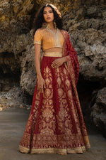 Load image into Gallery viewer, Maroon Lehnga Choli
