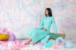 Load image into Gallery viewer, Sea Green Chikan Kari Kurta
