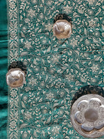 Load image into Gallery viewer, Sea Green Kantha Dupatta
