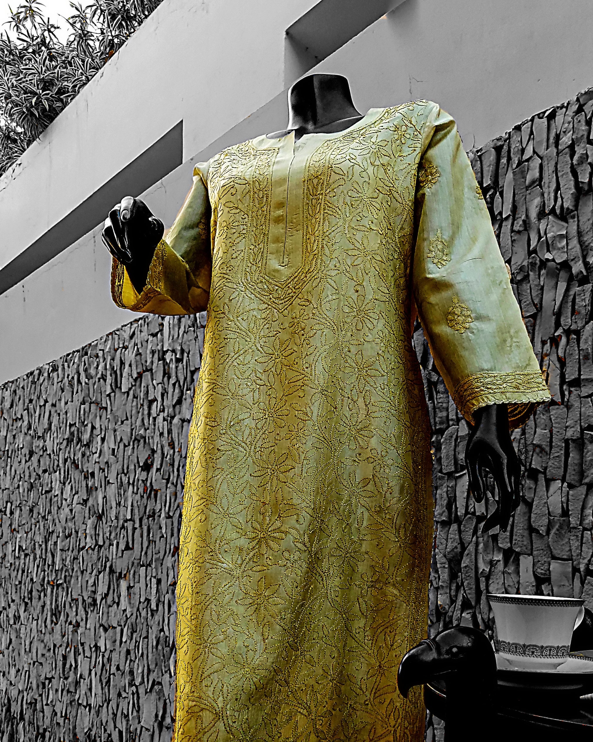 Tusser Silk Kurta