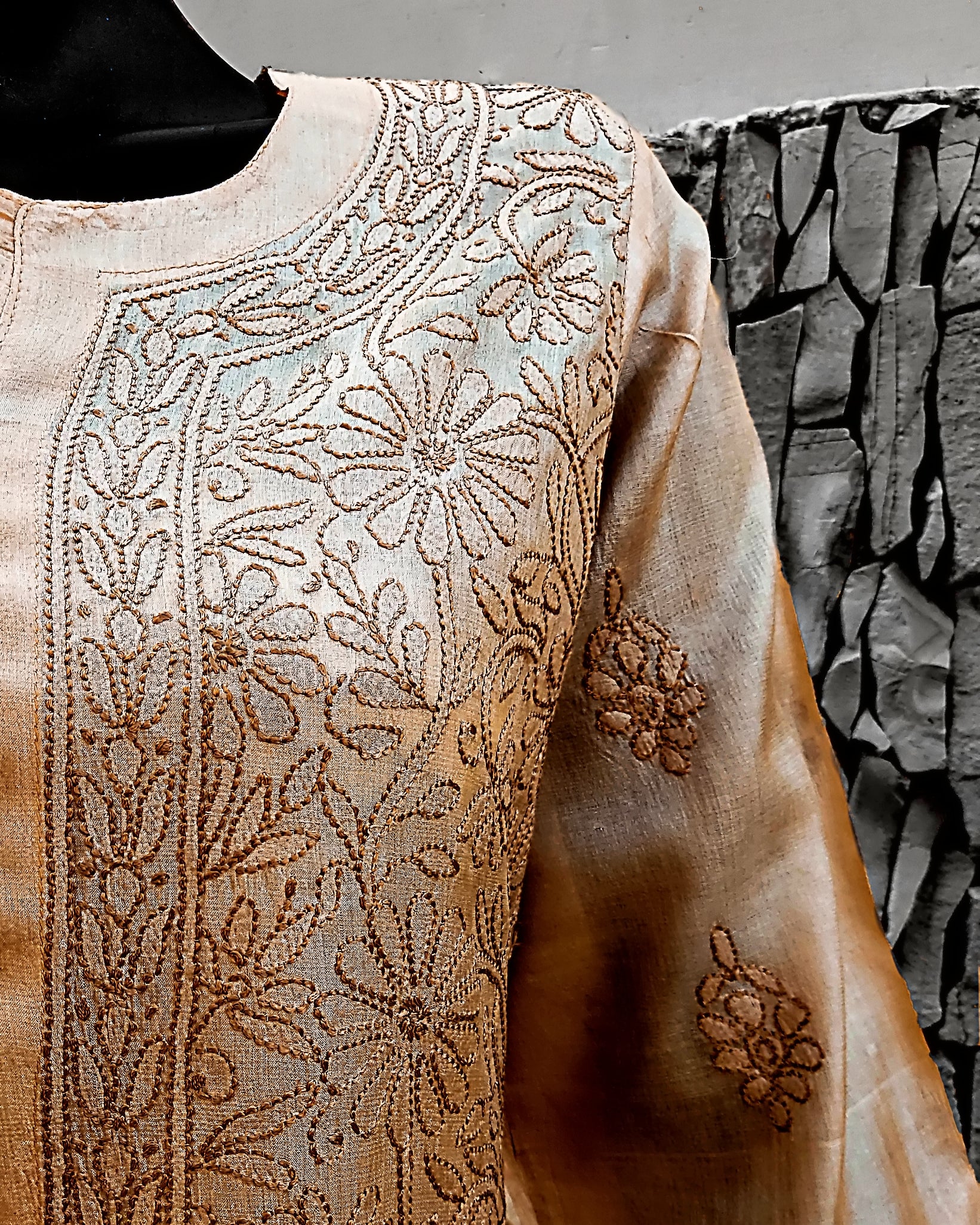 Tusser Silk Kurta