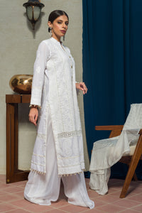 White on White Chikankari Kurta & Dupatta