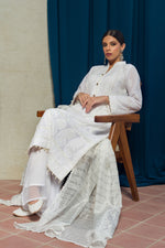 Load image into Gallery viewer, White on White Chikankari Kurta &amp; Dupatta
