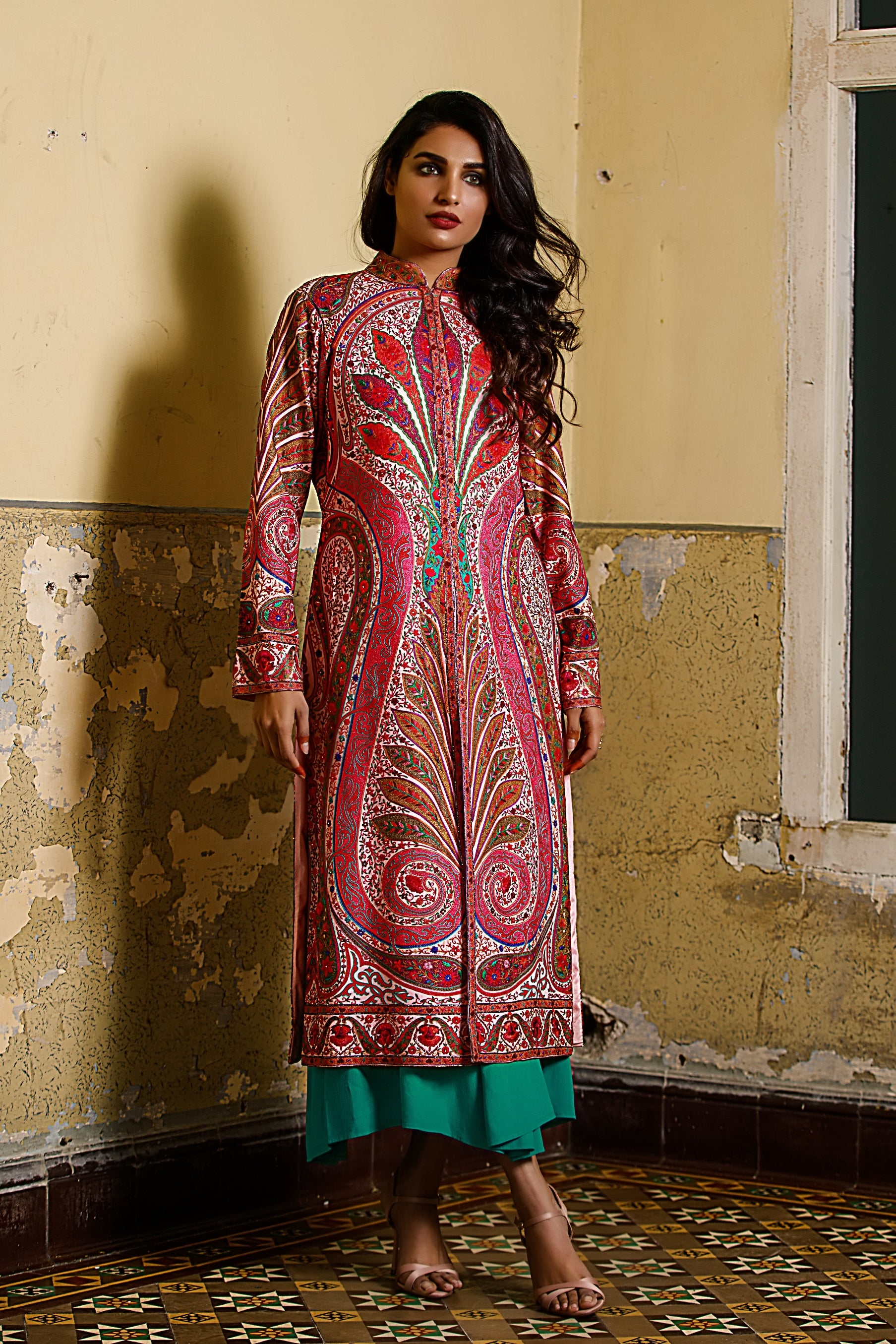 Kashmiri Tea Pink Jacket